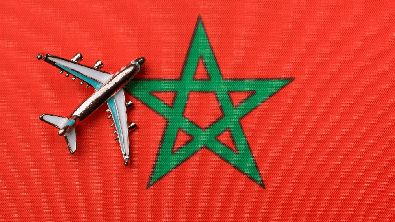 flagge marokko