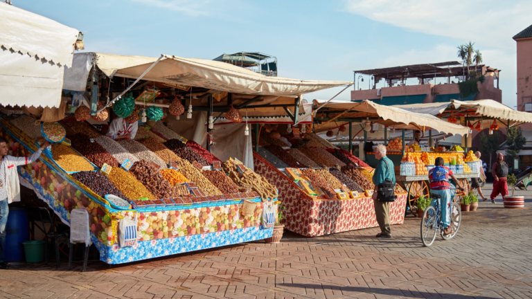 morocco map marrakech